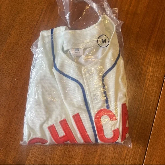 Chicago Cubs Big Al's Takeover adult White and Red Baseball Jersey - Picture 13 of 16